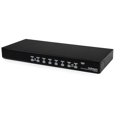 StarTech.com 8 Port USB USB, VGA KVM Switch, 1920 x 1440 Maximum Resolution