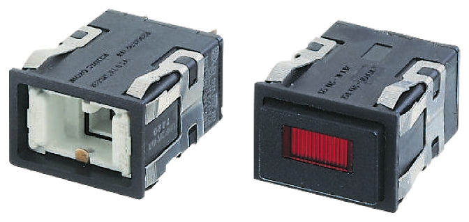 Indicator Lens Rectangle Style, White