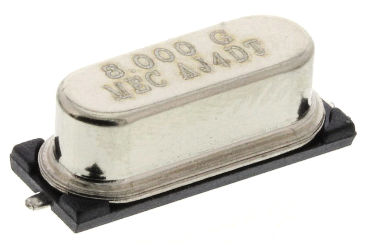 MERCURY 8MHz Crystal ±30ppm HC-49-US SMD 2-Pin 11.2 x 4.5 x 4mm