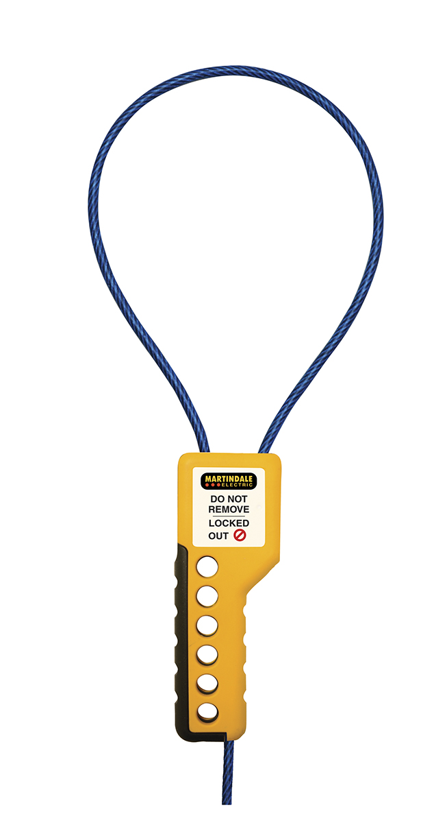 Martindale 6-Lock Lockout Cable, 9mm Attachment
