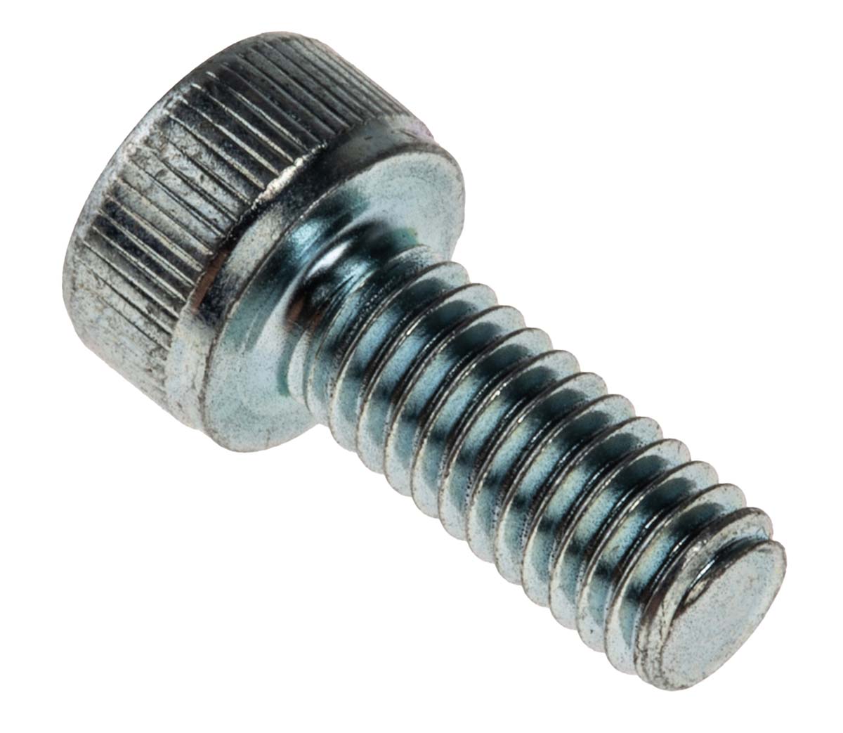 RS PRO Bright Zinc Plated Steel Hex Socket Cap Screw, DIN 912, M4 x 10mm