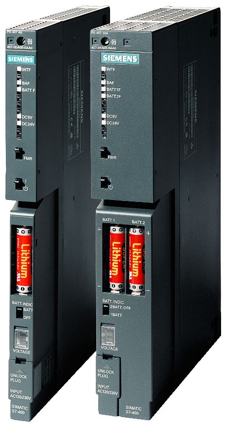 Siemens SIMATIC S7-400 Series Series Power Supply for Use with SIMATIC S7-400
