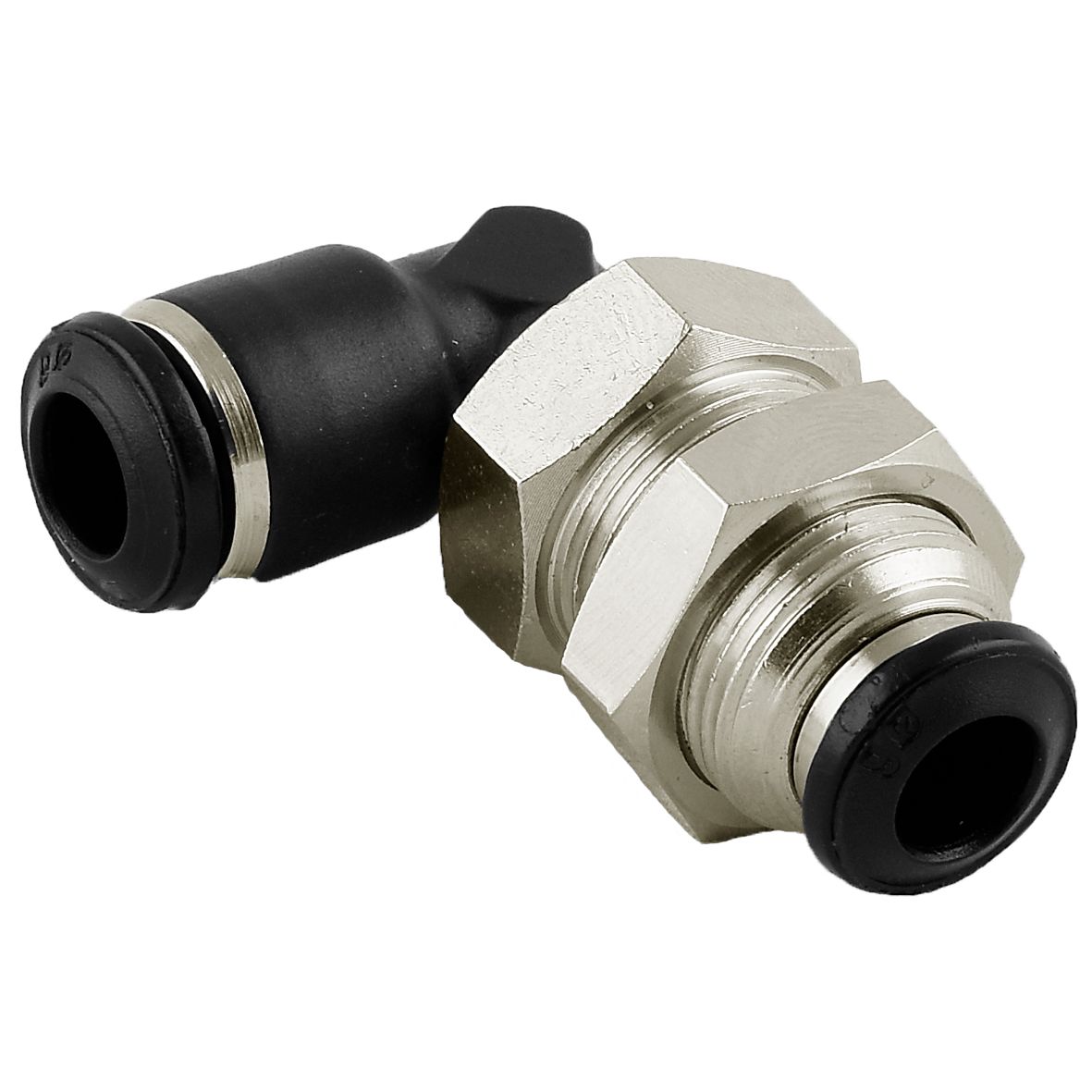 RS PRO 55060 Series Elbow Fitting, Push In 6 mm to M14, Threaded-to-Tube Connection Style