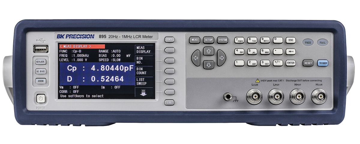 BK Precision BK895 Bench LCR Meter 100mF, 100 MΩ, 100000H