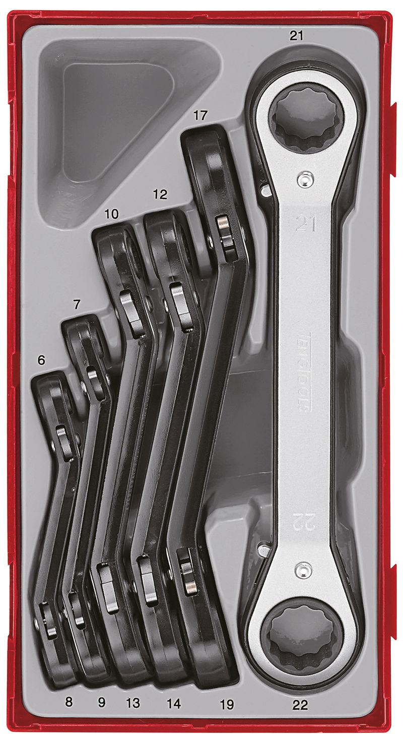 Teng Tools Ratchet Wrench, 265 mm Overall