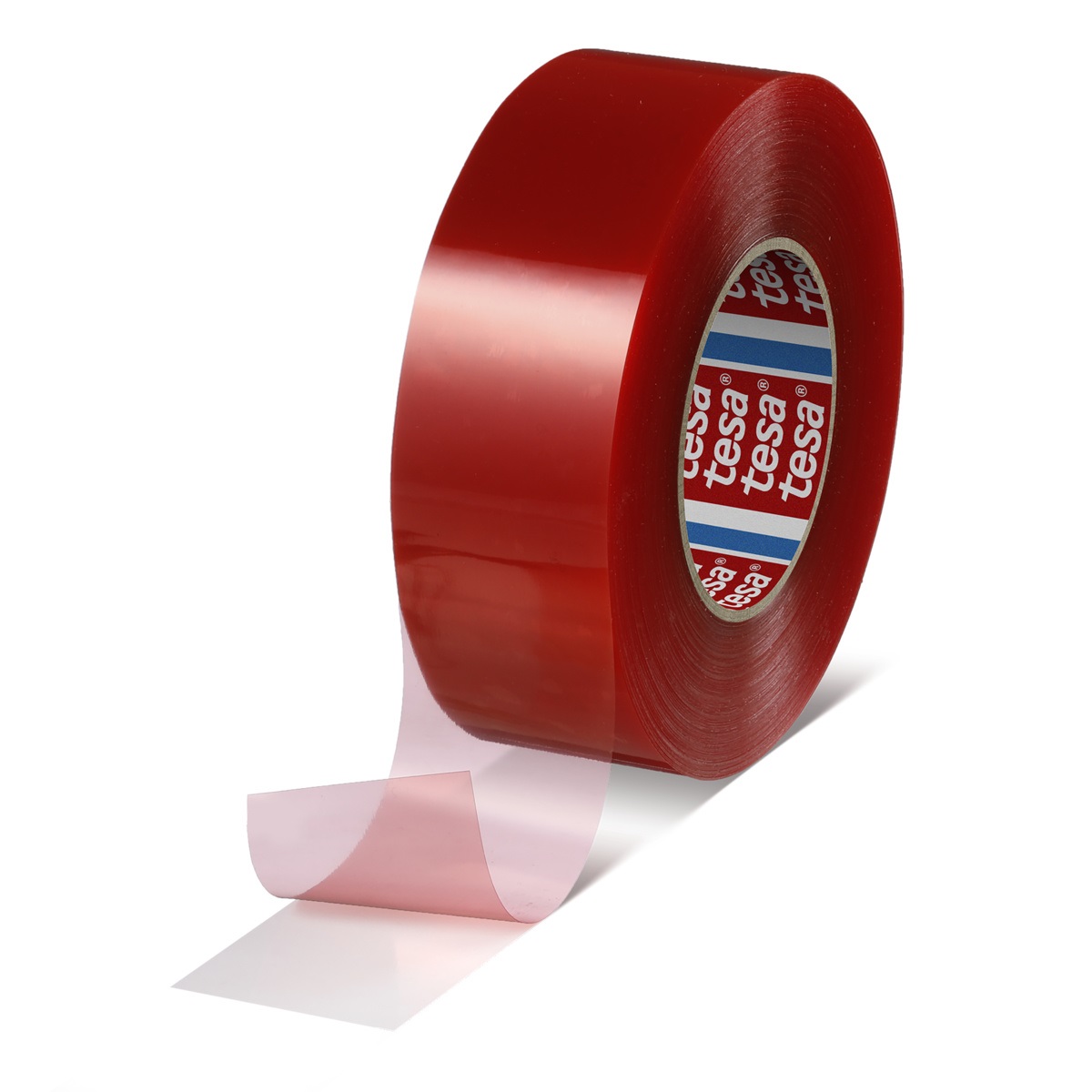 Tesa 04965-00171-00 Transparent Double Sided Tape, 0.205mm Thick, 13 N/cm, PET Backing, 6mm x 50m