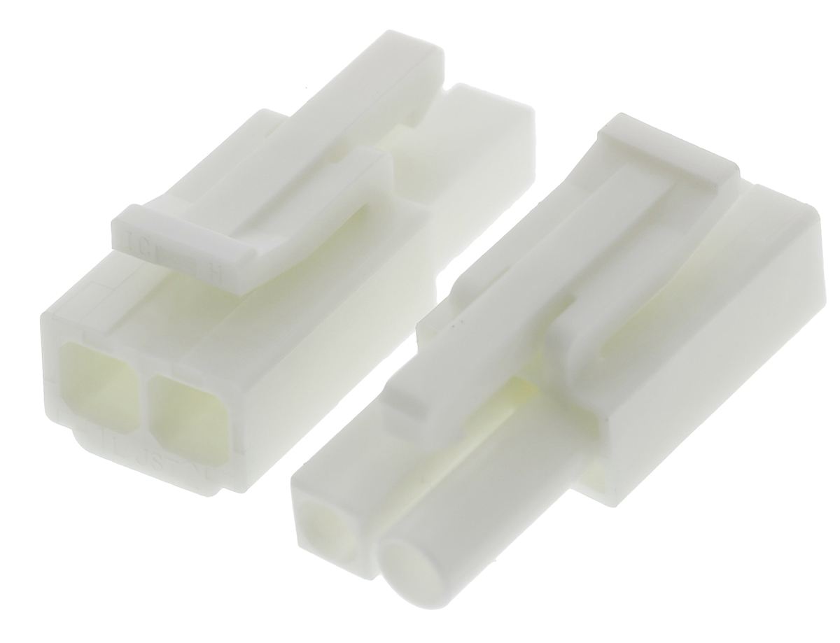 JST, EL Male Connector Housing, 4.5mm Pitch, 2 Way, 1 Row