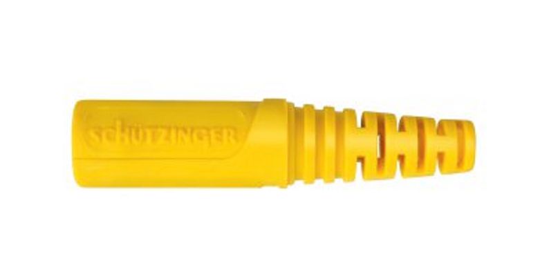 Schutzinger Black Female Banana Coupler, Solder Termination, 10A, 30 V ac/dc, 60 V ac/dc, Nickel Plating