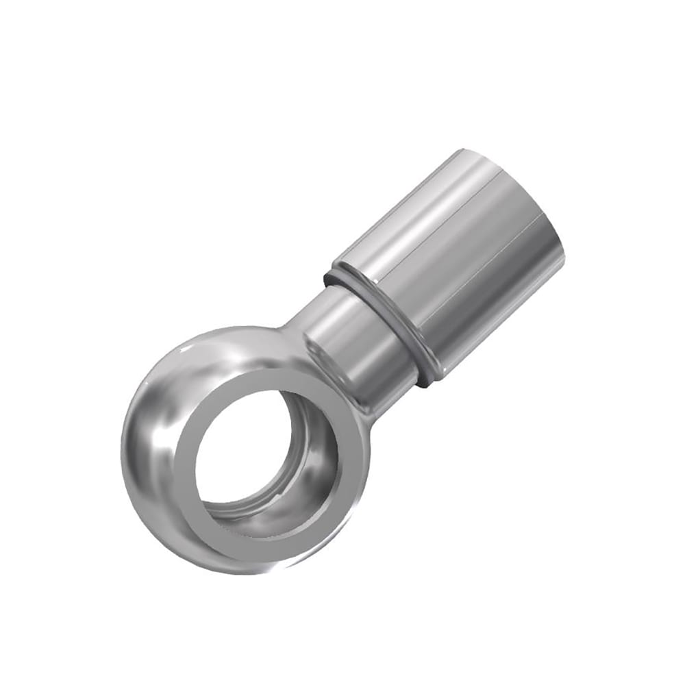 Parker Hydraulic Banjo Compression Tube Fitting 1/2 in Hose to Push In 18 mm, 14948-18-8