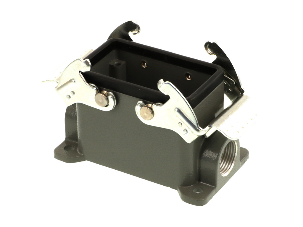 Molex 93601 Heavy Duty Power Connector Housing, M20 Thread, Straight