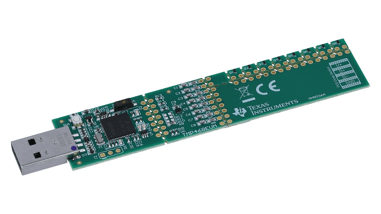 Texas Instruments Temperature Sensor Development Kit Temperature Sensor Evaluation Board for TMP468 TMP468