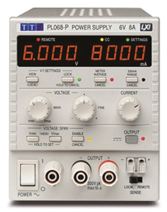 Aim-TTi PL-P Series Digital Bench Power Supply, 0 → 6V, 0 → 8A, 1-Output, 94W - UKAS Calibrated