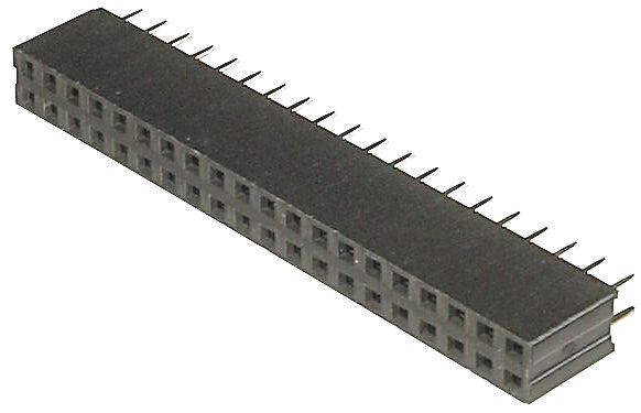 ASSMANN WSW Straight Through Hole Mount PCB Socket, 20-Contact, 2-Row, 2.54mm Pitch, Solder Termination