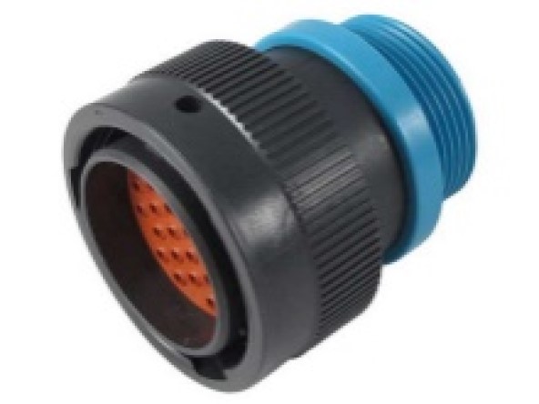 Deutsch Circular Connector, 31 Contacts, Bulkhead Mount, Standard Connector, Plug, Male, IP67, HDP20 Series