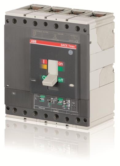 ABB, SACE Tmax T MCCB Molded Case Circuit Breaker 4P 400A, Breaking Capacity 20 kA, Fixed Mount