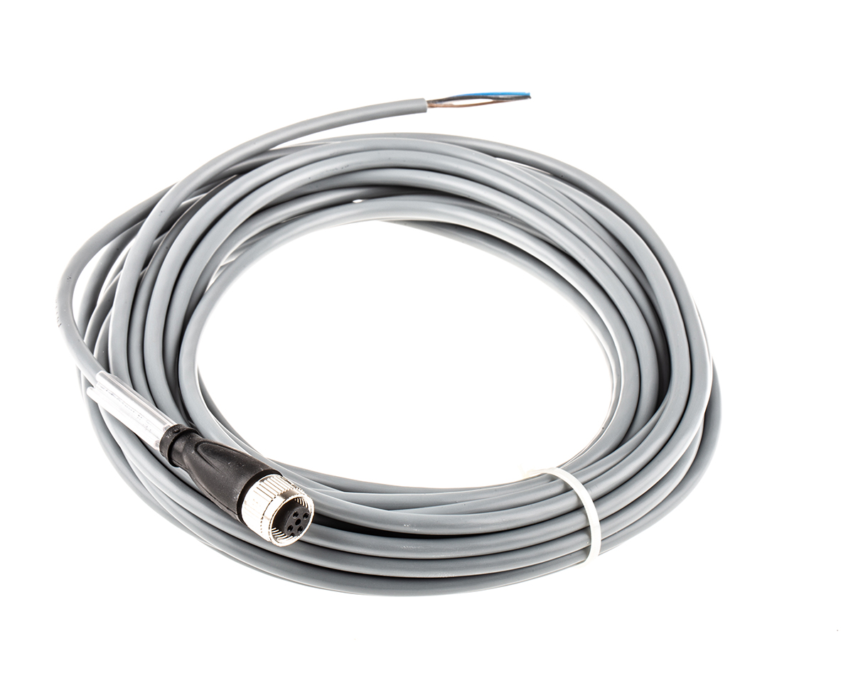 Pepperl + Fuchs Female 4 way M12 to Free End Sensor Actuator Cable, 10 m