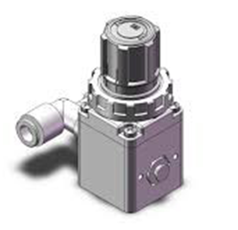 SMC Metric M8 port 140L/min Vacuum Regulator, -1.3kPa to -100kPa