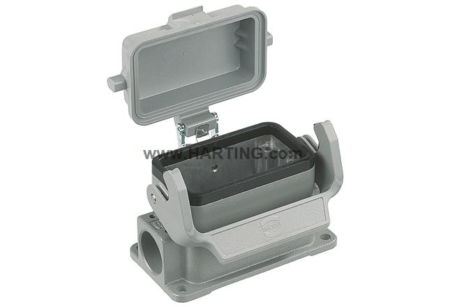 HARTING Han B Heavy Duty Power Connector Housing, M25 Thread, Side Entry
