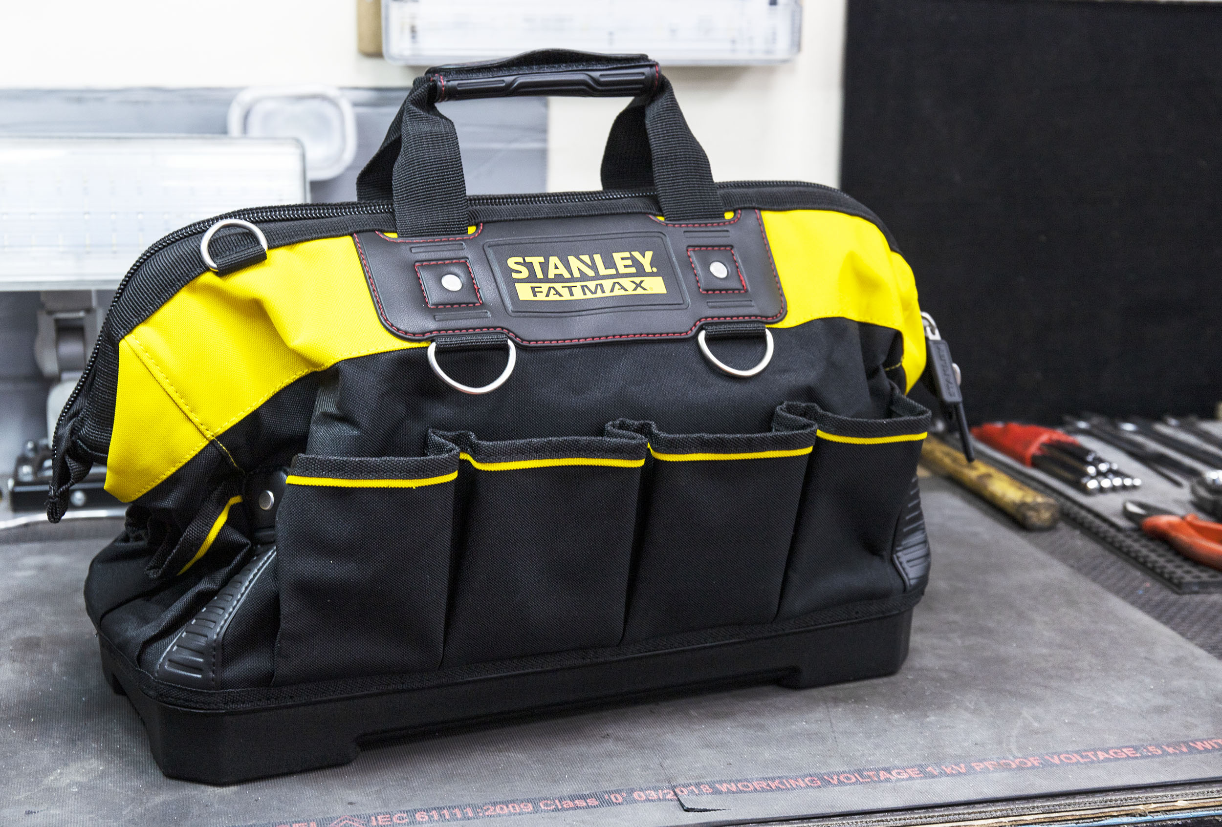 Stanley FatMax Fabric Tool Bag with Shoulder Strap 460mm x 280mm x 230mm