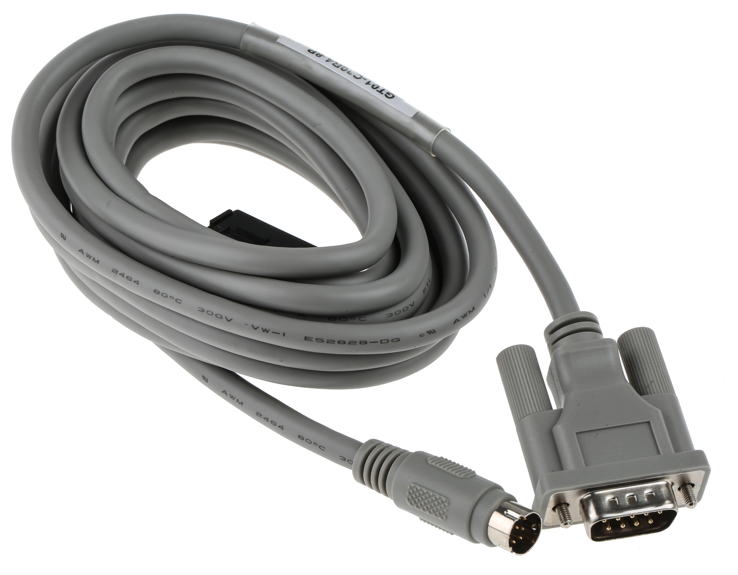 Mitsubishi Electric Cable 3m For Use With HMI GT1040-QBBD, GT1045-QSBD, GT1050-QBBD, GT1055-QSBD, PLC FX1-3 Series