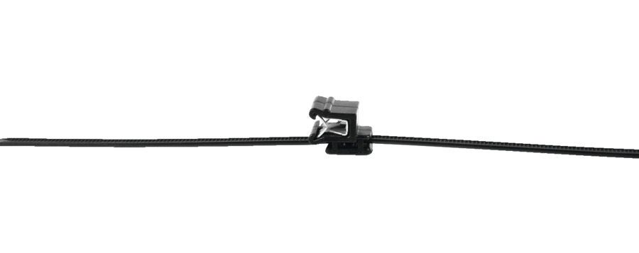 HellermannTyton Cable Tie, 369mm x 7.7 mm, Black Polyamide, Pk-500