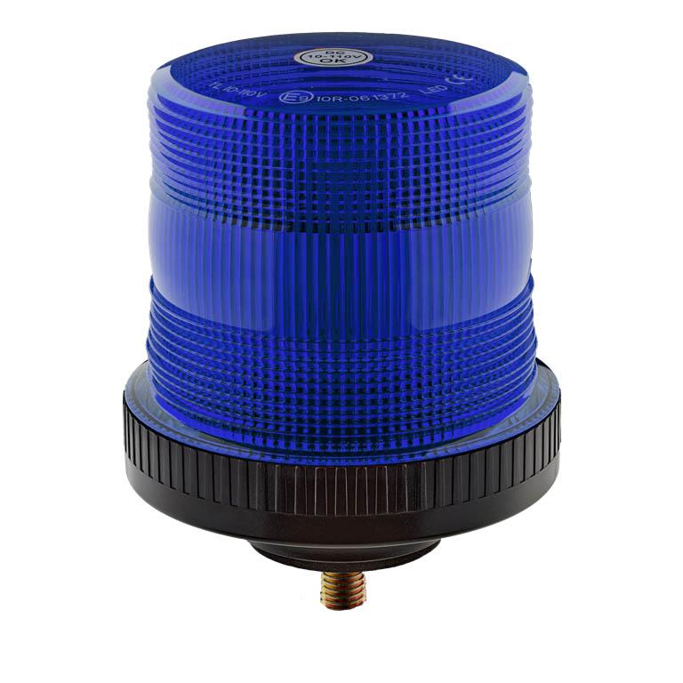 RS PRO Blue Flashing Beacon, 10 → 110 V, Base Mount, LED Bulb