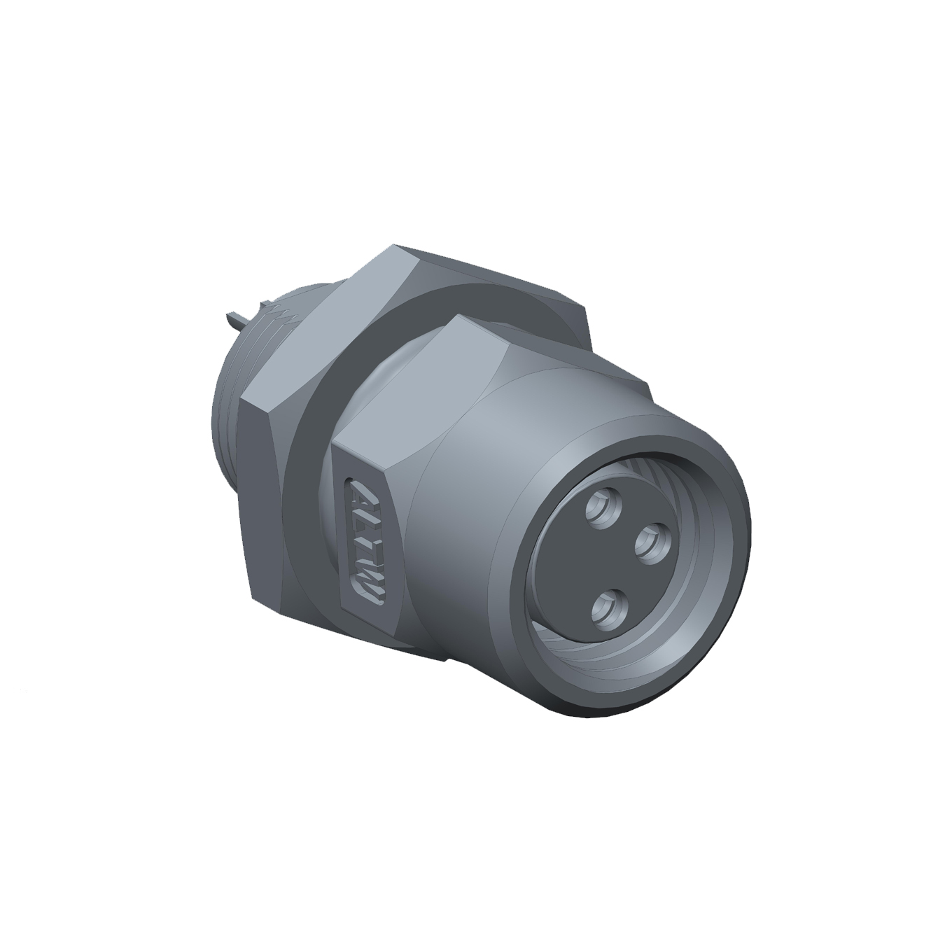 Amphenol Industrial Circular Connector, 3 Contacts, Rear, M8 Connector, Socket, Female, IP67, 8-03PFFS-SH7001 Series