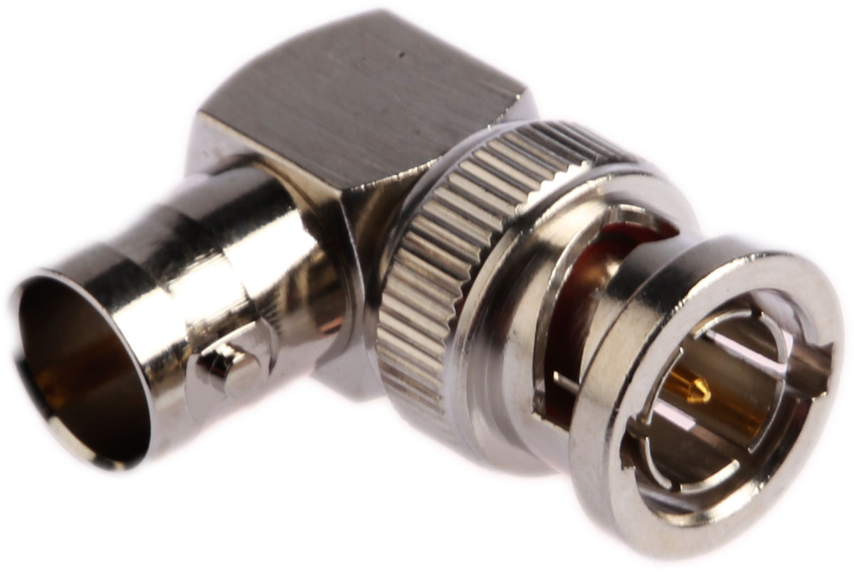 Amphenol RF Right Angle 75Ω RF Adapter BNC Plug to BNC Socket 1GHz