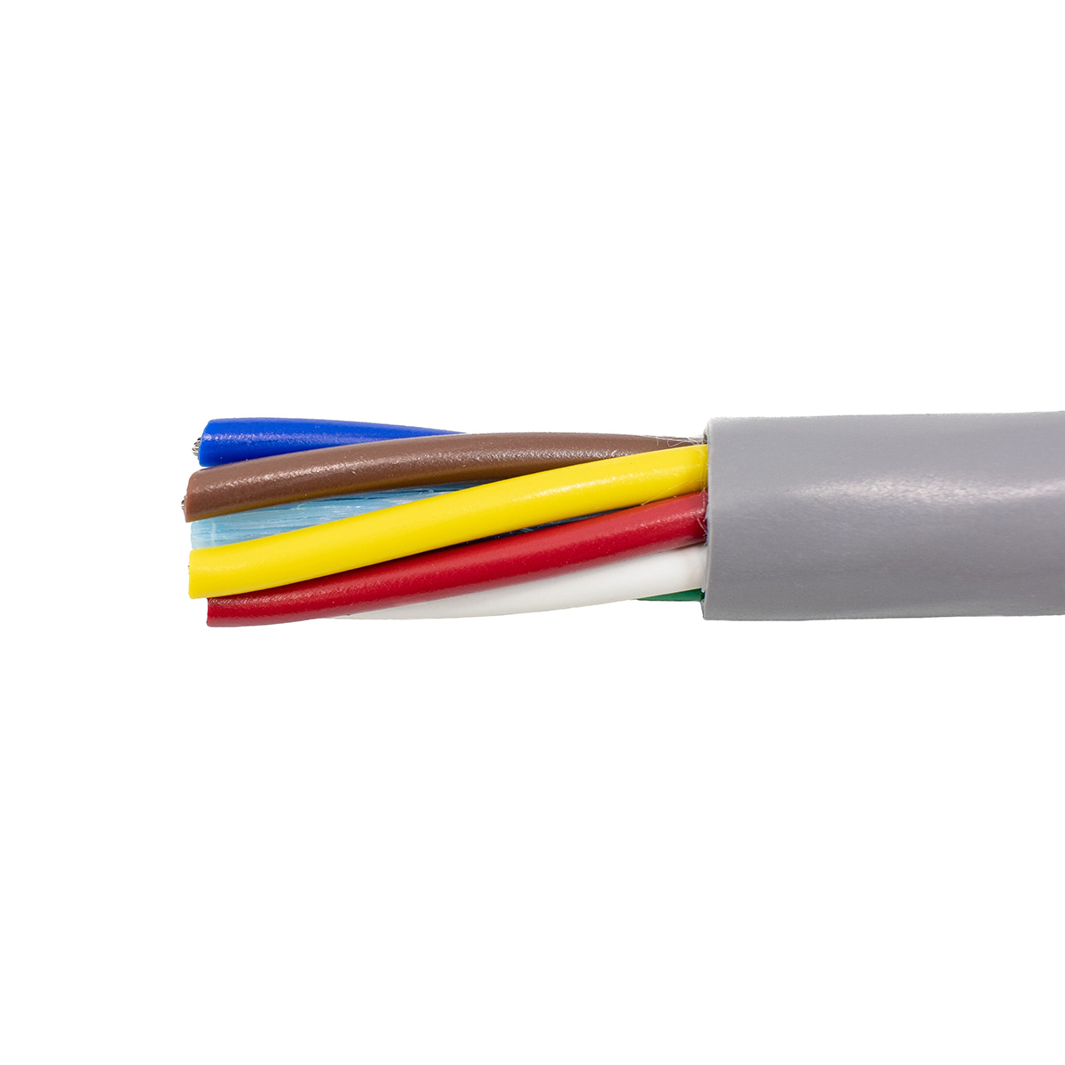 Alpha Wire Alpha Essentials Communication & Control Control Cable, 9 Cores, 0.35 mm² 22 AWG, Unscreened, 305 m, Grey