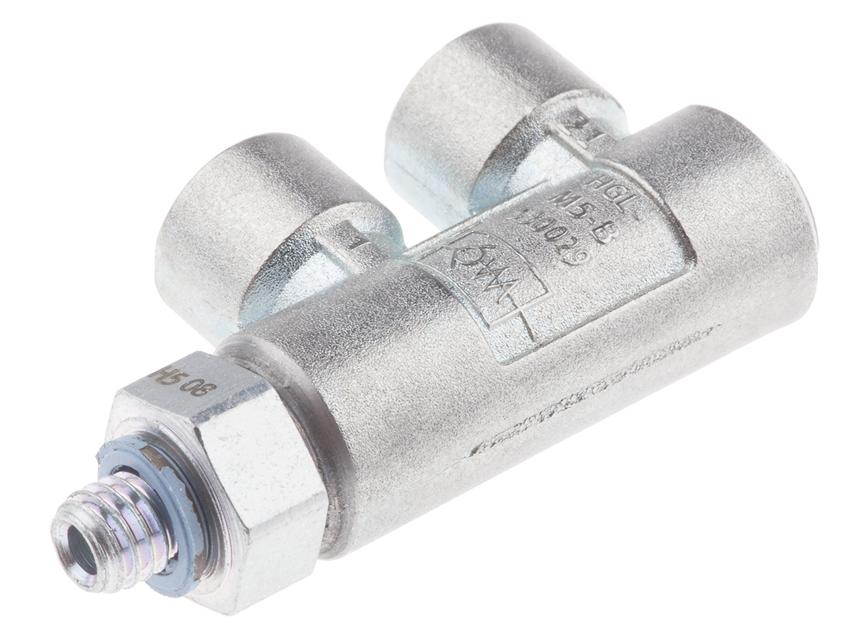 Festo HGL Series Non Return Valve, M5 Inlet Port x M5 Female Outlet Port, 530029