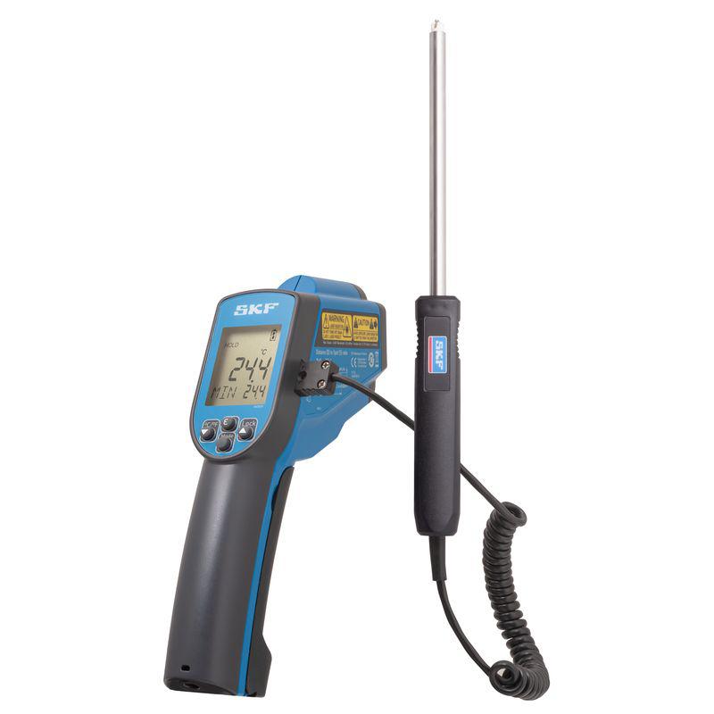 SKF TKTL 31 Infrared Thermometer, -64°C Min, +1600°C Max, 1 °C Accuracy, °C and °F Measurements