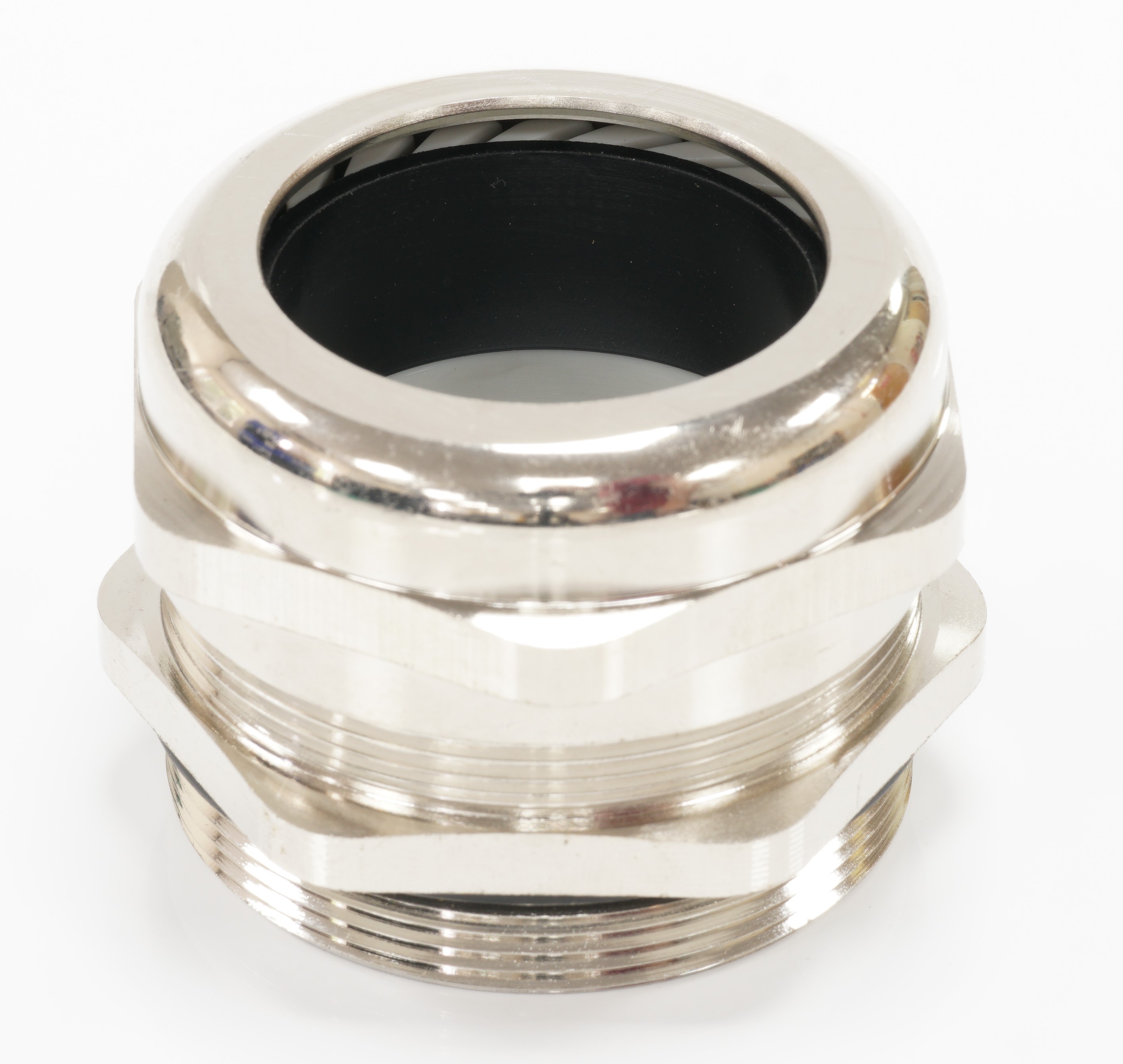 RS PRO Metal Cable Gland Thread Size PG42, For Use With Heavy Duty Power Connector