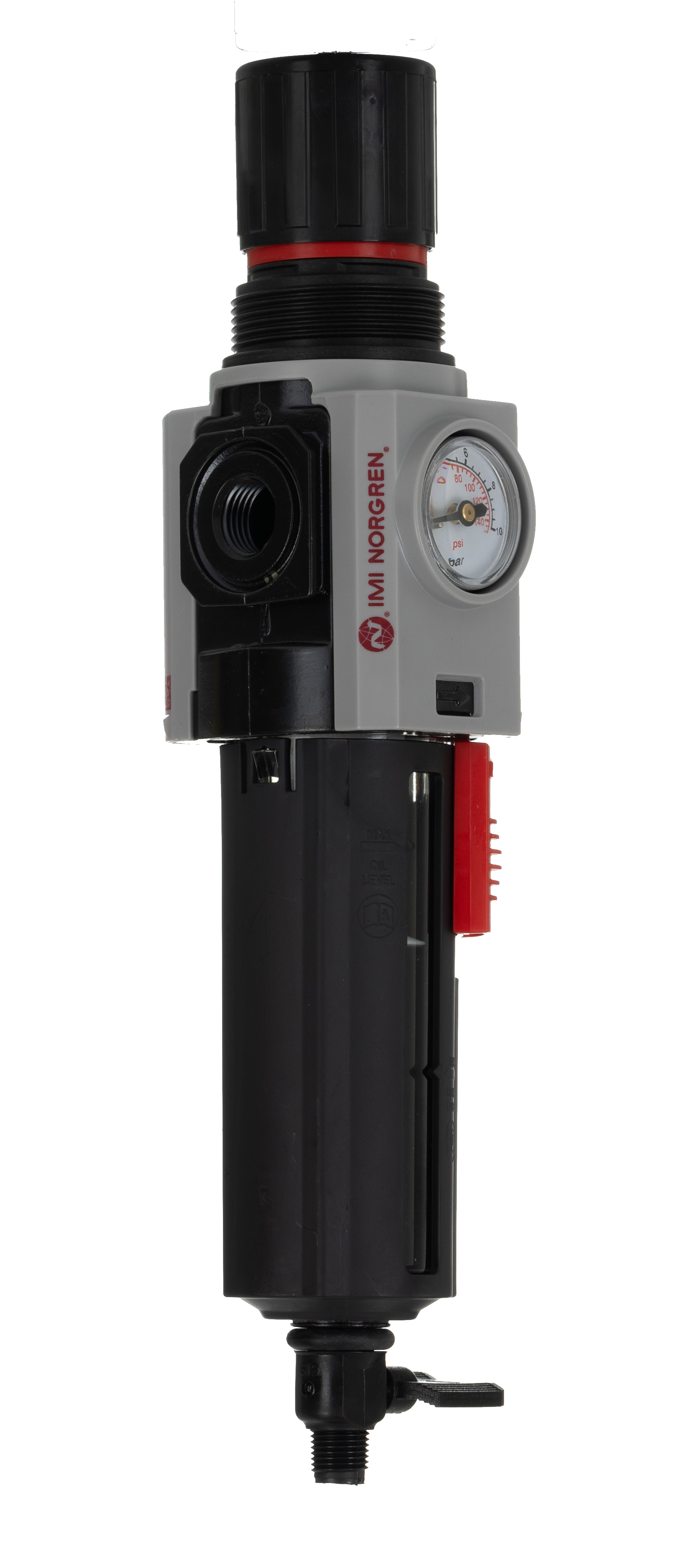 Norgren Excelon Plus Filter Regulator, 40μm, G 1/4, Manual, 10 bar