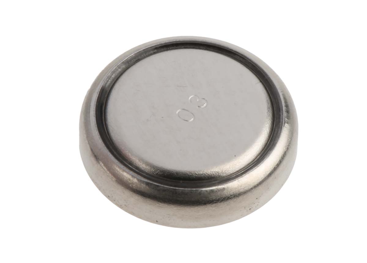 Panasonic CR1025 Button Battery, 3V, 10mm Diameter