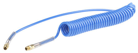 RS PRO 2m, Polyurethane Recoil Hose, with BSPT 1/4" Male connector