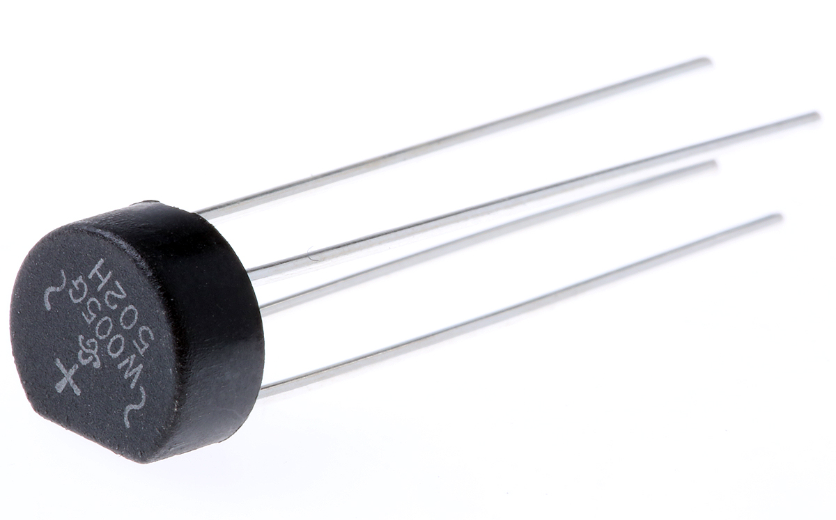 Vishay Bridge Rectifier, 1.5A, 50V, 4-Pin