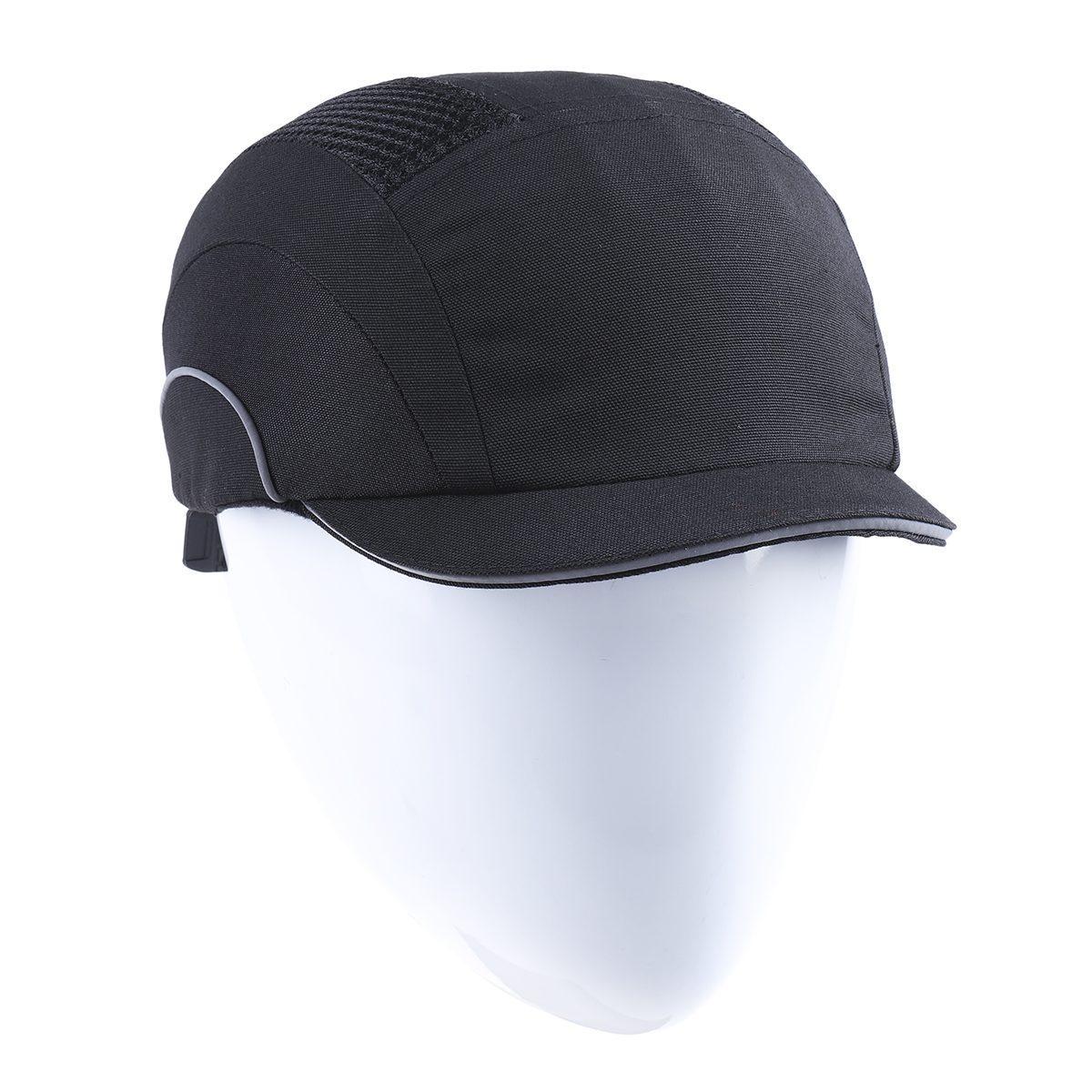 JSP Black Micro Safety Cap, HDPE Protective Material