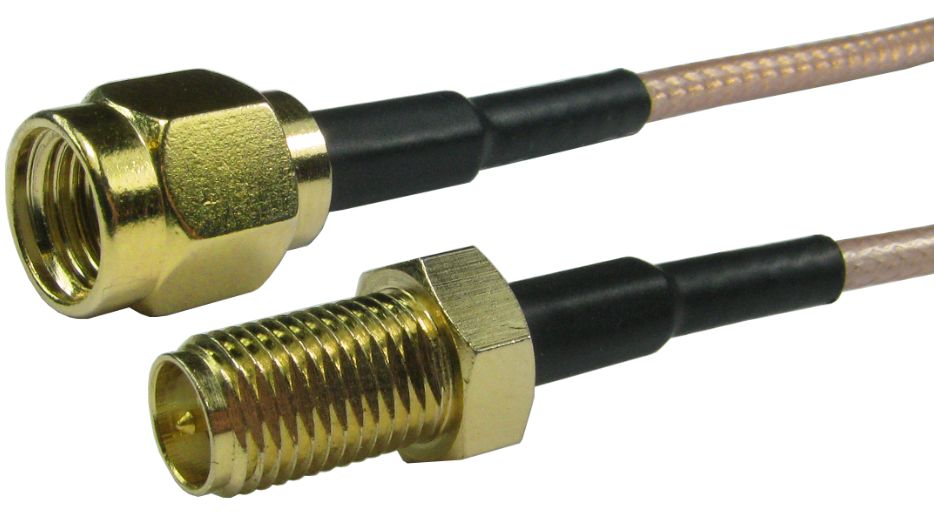 RS PRO, 15 m, Reverse SMA Coaxial, Terminated 50 Ω