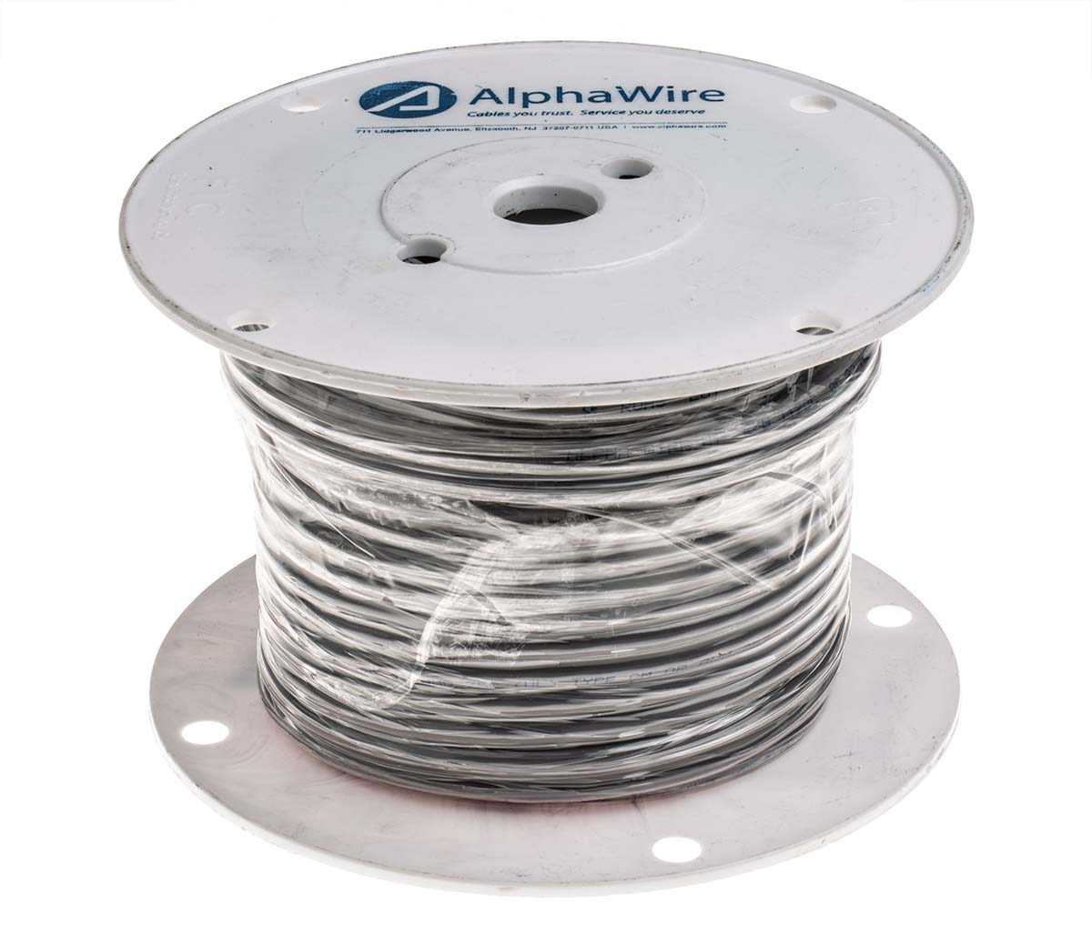Alpha Wire Alpha Essentials Communication & Control Control Cable, 8 Cores, 0.35 mm² 22 AWG, Unscreened, 30 m, Grey