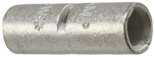 TE Connectivity, SOLISTRAND Butt Wire Splice Connector, Uninsulated, Tin 8 AWG