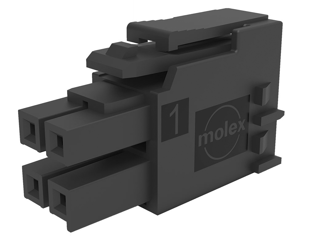 Molex Female Crimp Connector Housing, 3.5mm Pitch, 8 Way, 2 Row