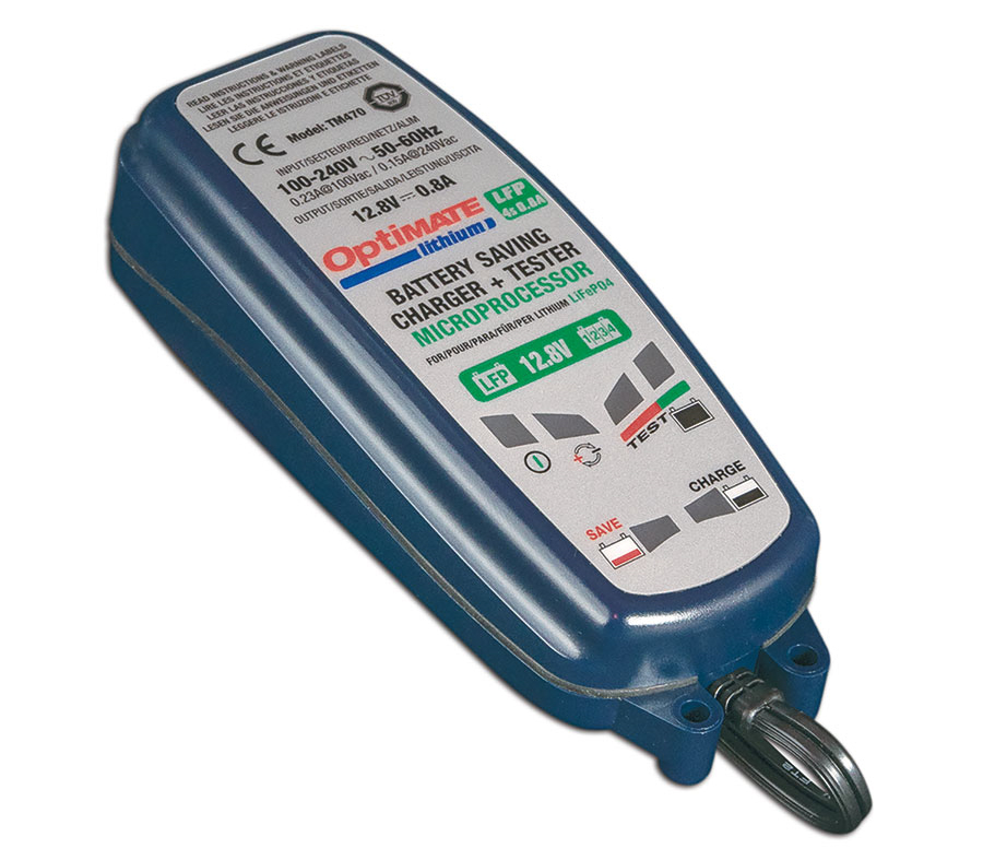 TecMate Optimate Lithium Battery Charger For LiFePO4 12 V 12V 0.8A