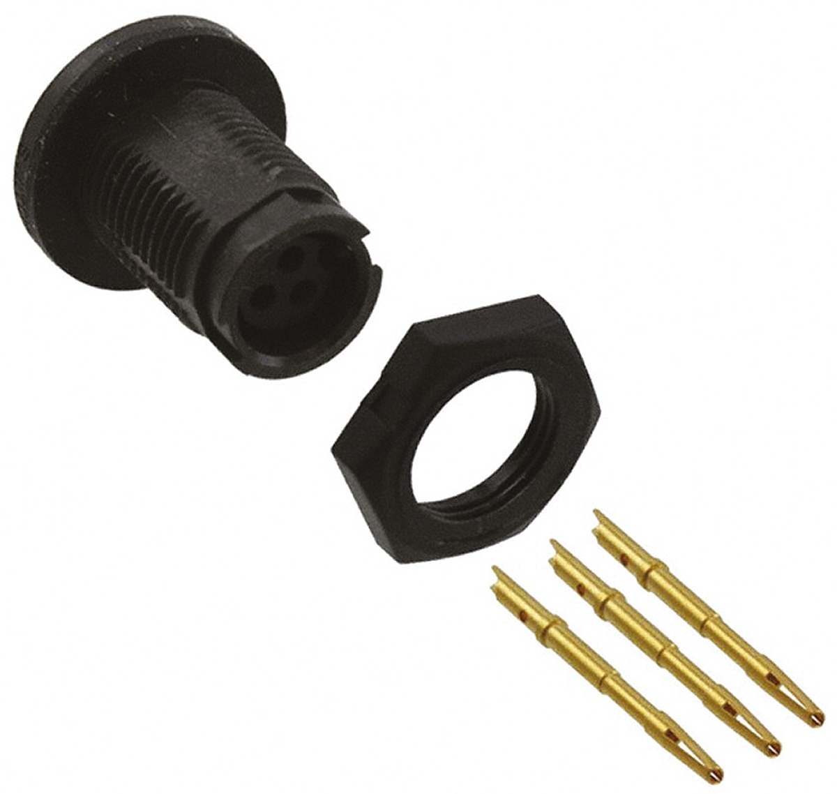 Switchcraft Circular Connector, 3 Contacts, Panel, Standard Connector, Socket, Male, IP68, EN2 Series