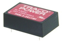 TRACOPOWER THM 3WI DC-DC Converter, 5V dc/ 600mA Output, 9 → 36 V dc Input, 3W, Through Hole, +94°C Max Temp