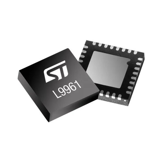 STMicroelectronics L9961TR, Battery Charge Controller IC, 3.3 V to 3.3 V Input 3.3 V Output 300 μA, VFQFPN-32 32-Pin