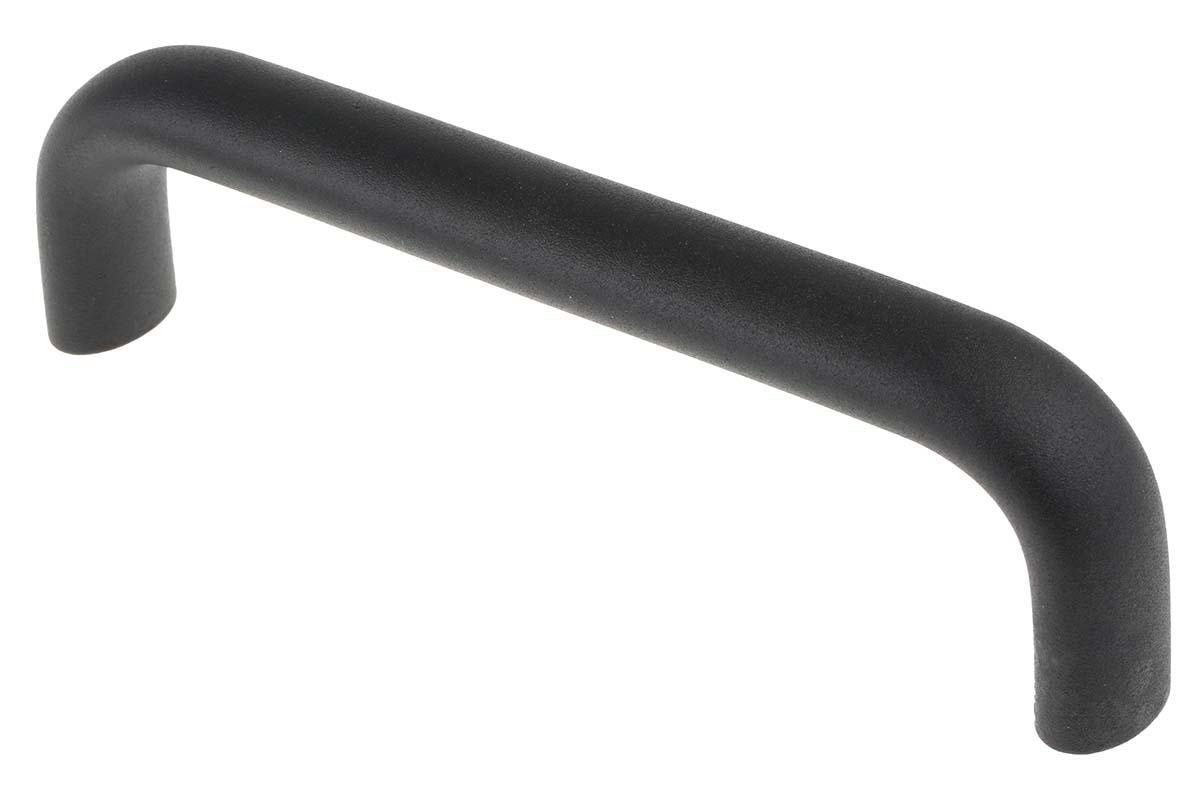 RS PRO Black Aluminium Handle 57 mm Height, 26mm Width, 209mm Length