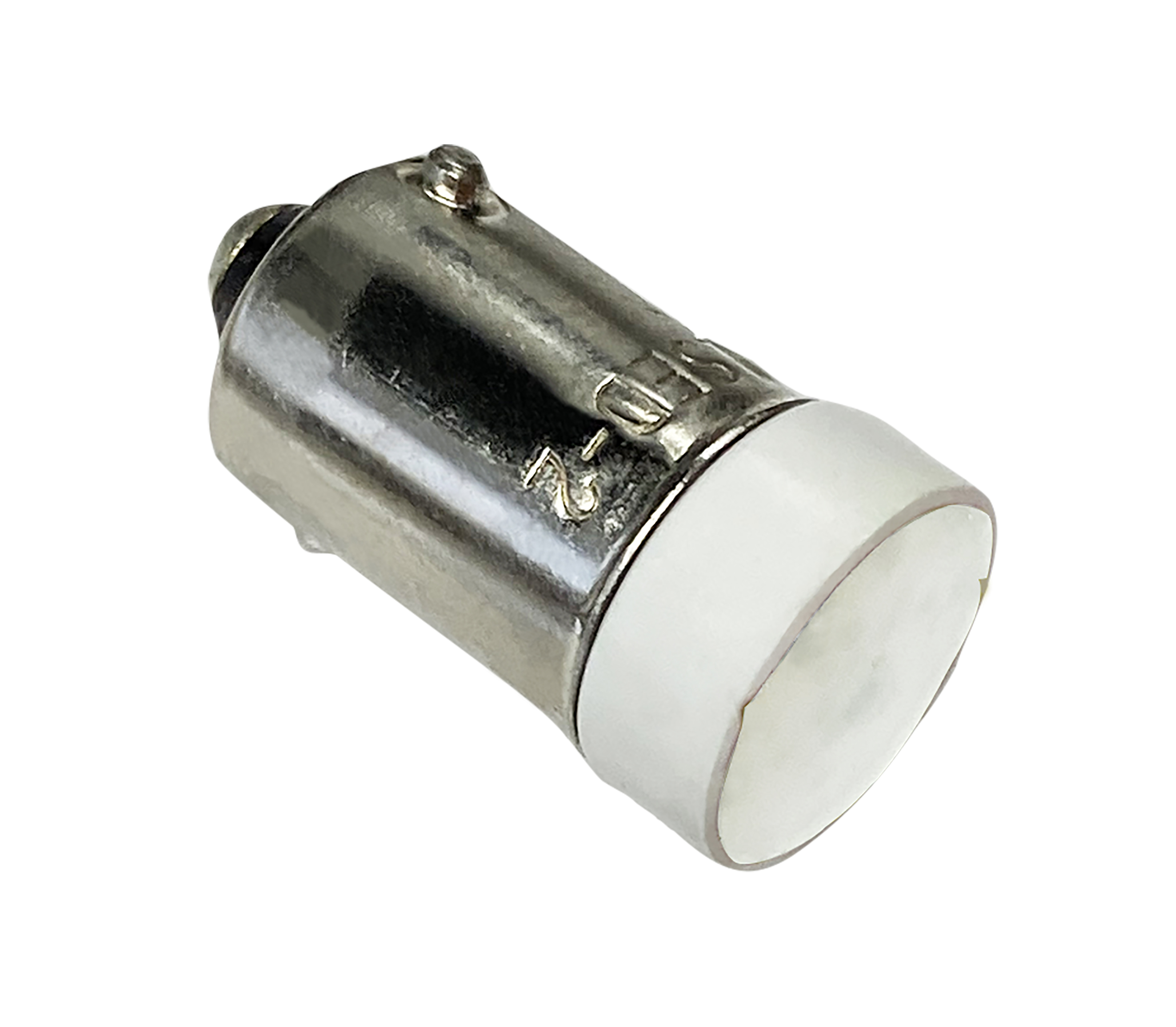 Idec White LED Indicator Lamp, 24V, BA9 Base, 10.6mm Diameter, 200mcd