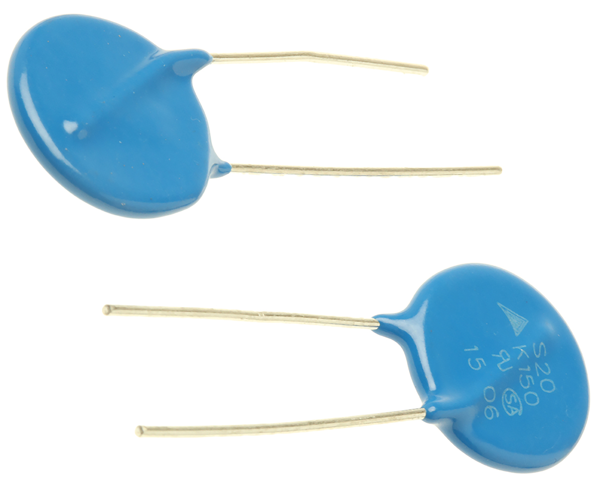 EPCOS, Standard Metal Oxide Varistor 1.16nF 100A, Clamping 395V, Varistor 240V