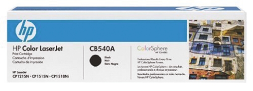 Hewlett Packard CB540A Black Toner Cartridge,  HP Compatible