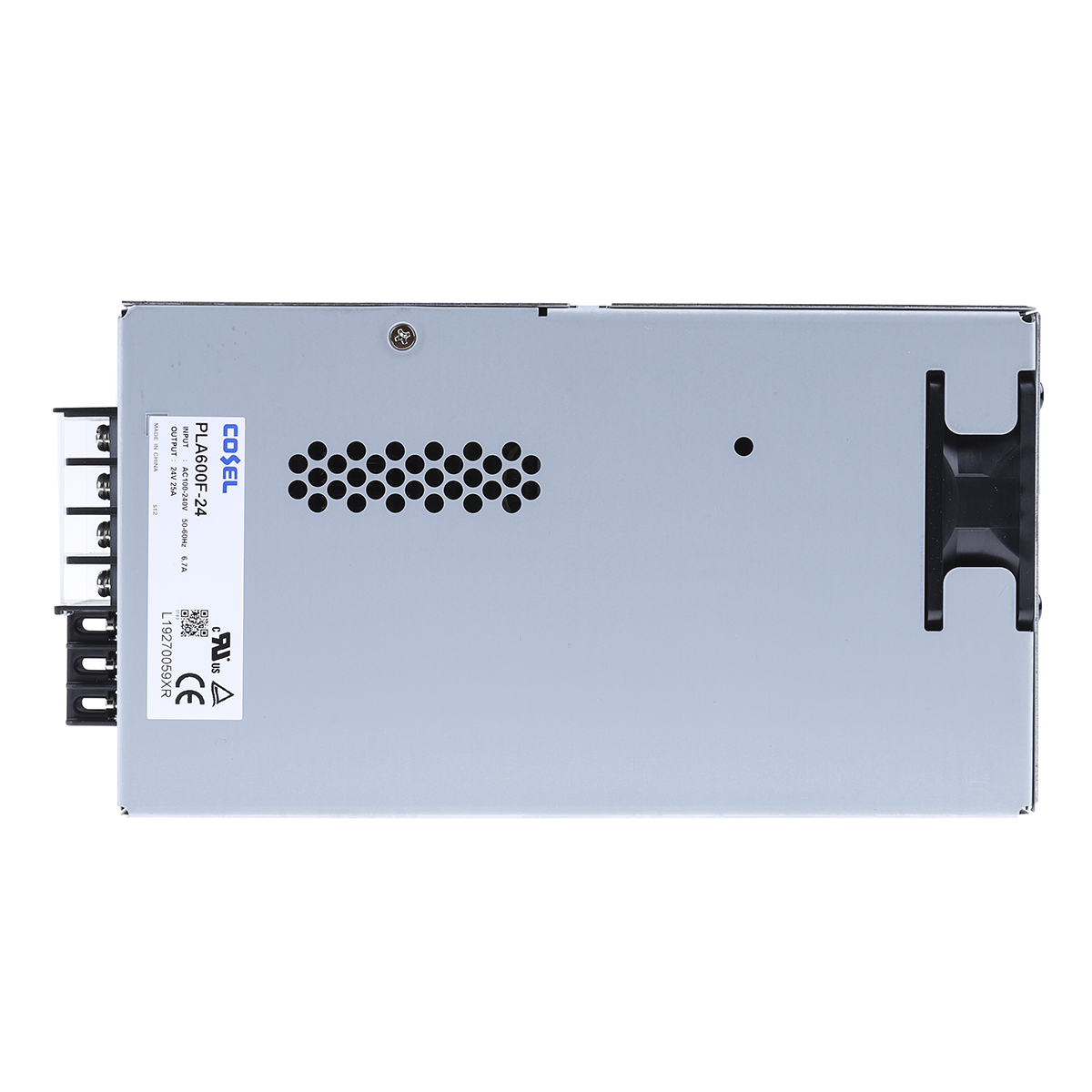 Cosel Switching Power Supply, PLA600F-24, 24V dc, 25A, 600W, 1 Output, 85 → 264V ac Input Voltage